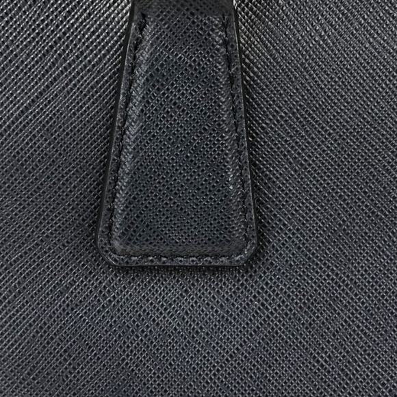 Prada 2way Handbag Leather Navy - Picture 7 of 10